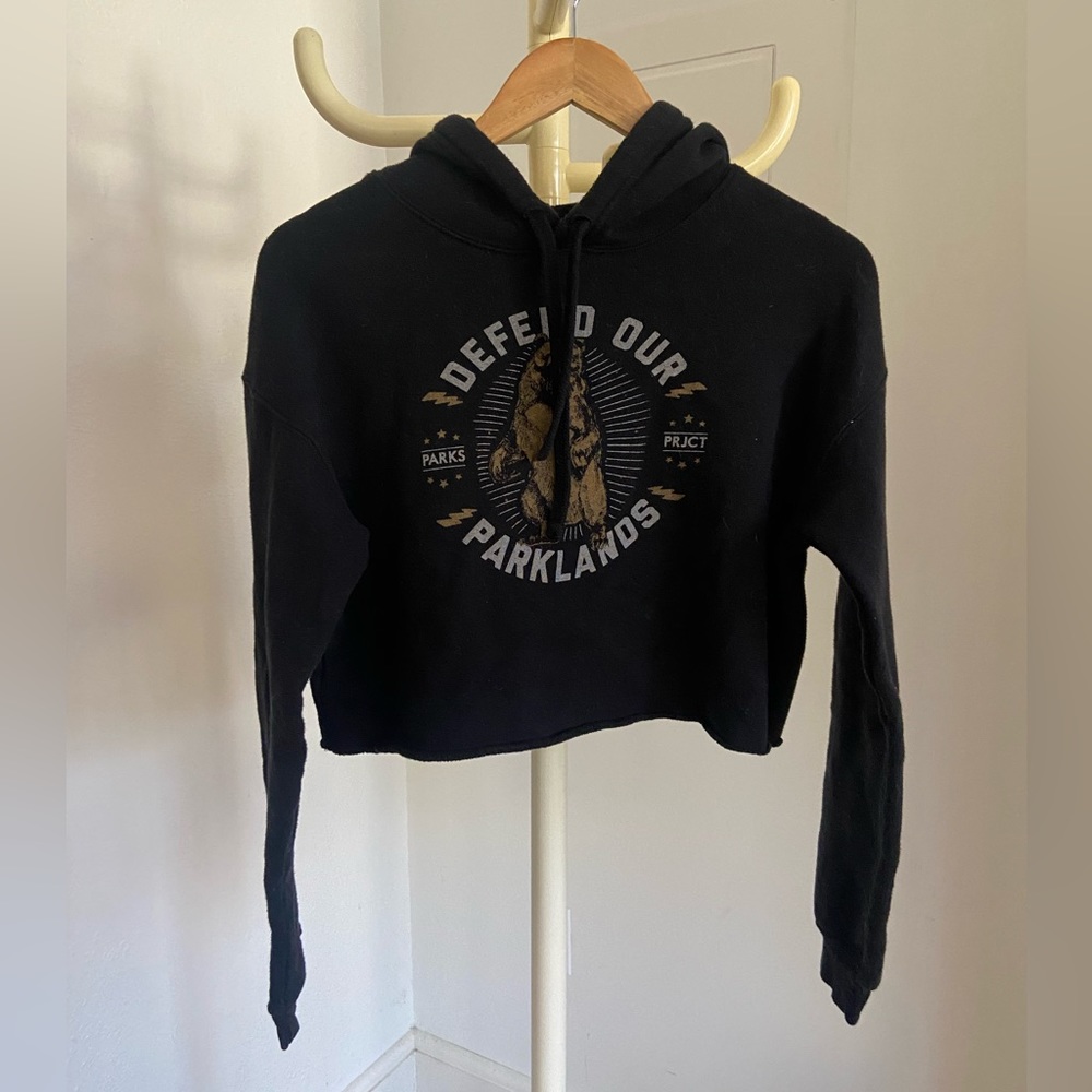 Parks Project Cropped Hoodie